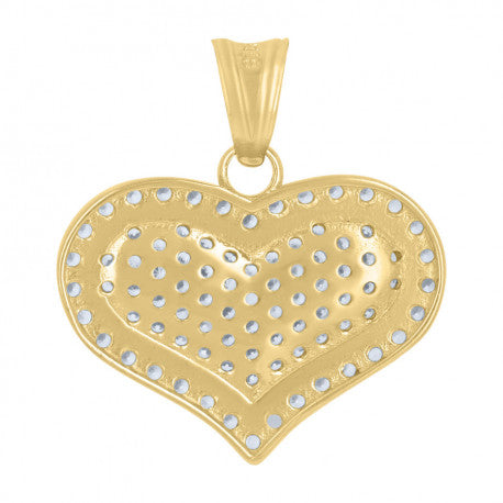 10K GOLD HEART PENDANT