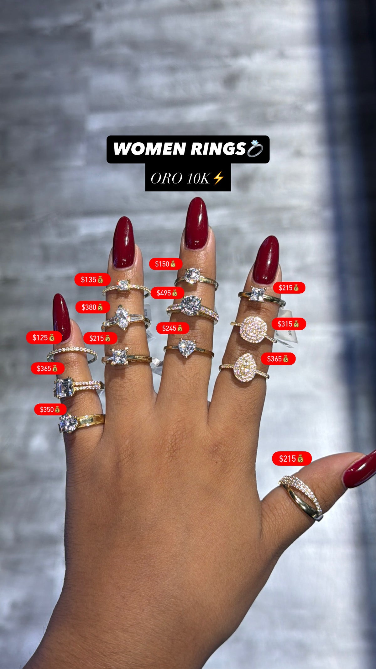 10K WOMEN RINGS