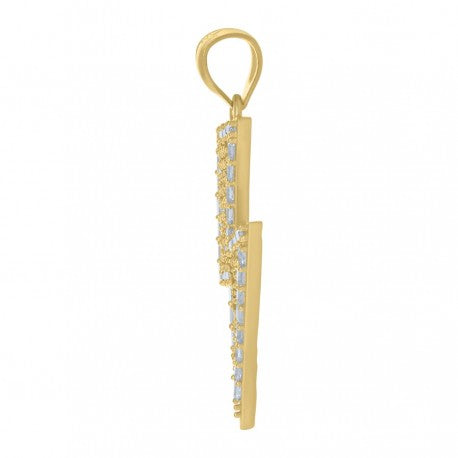 10K GOLD RAY FULL D. PENDANT