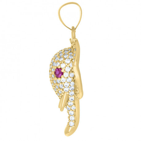 10K GOLD ELEPHANT PENDANT