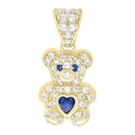 10K GOLD MINI BEAR PENDANT