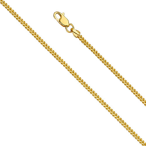 10K GOLD HOLLOW FRANCO BRACELET