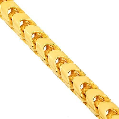 14K GOLD SOLID FRANCO BRACELETS