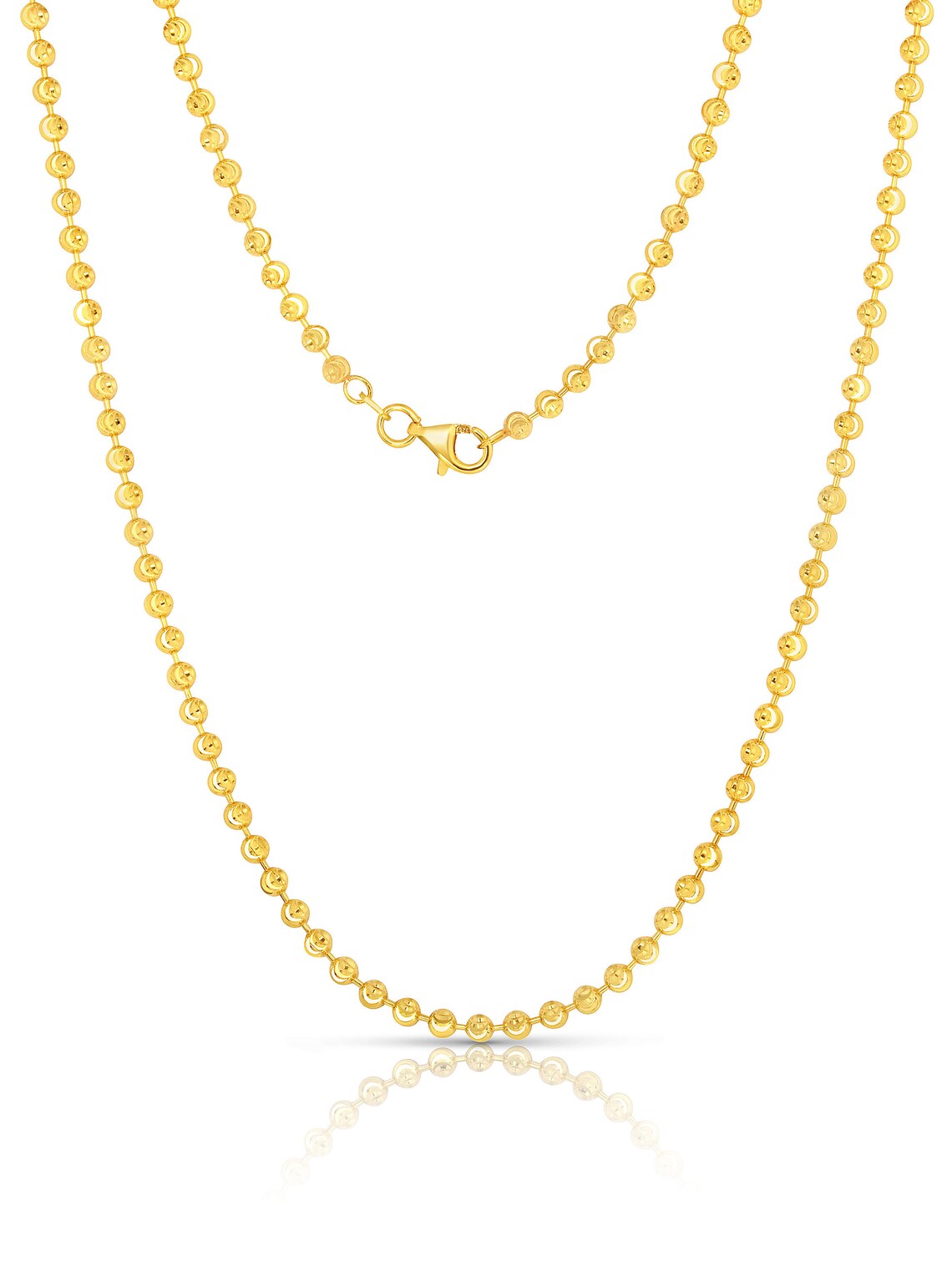 14K GOLD MOON CUT CHAINS