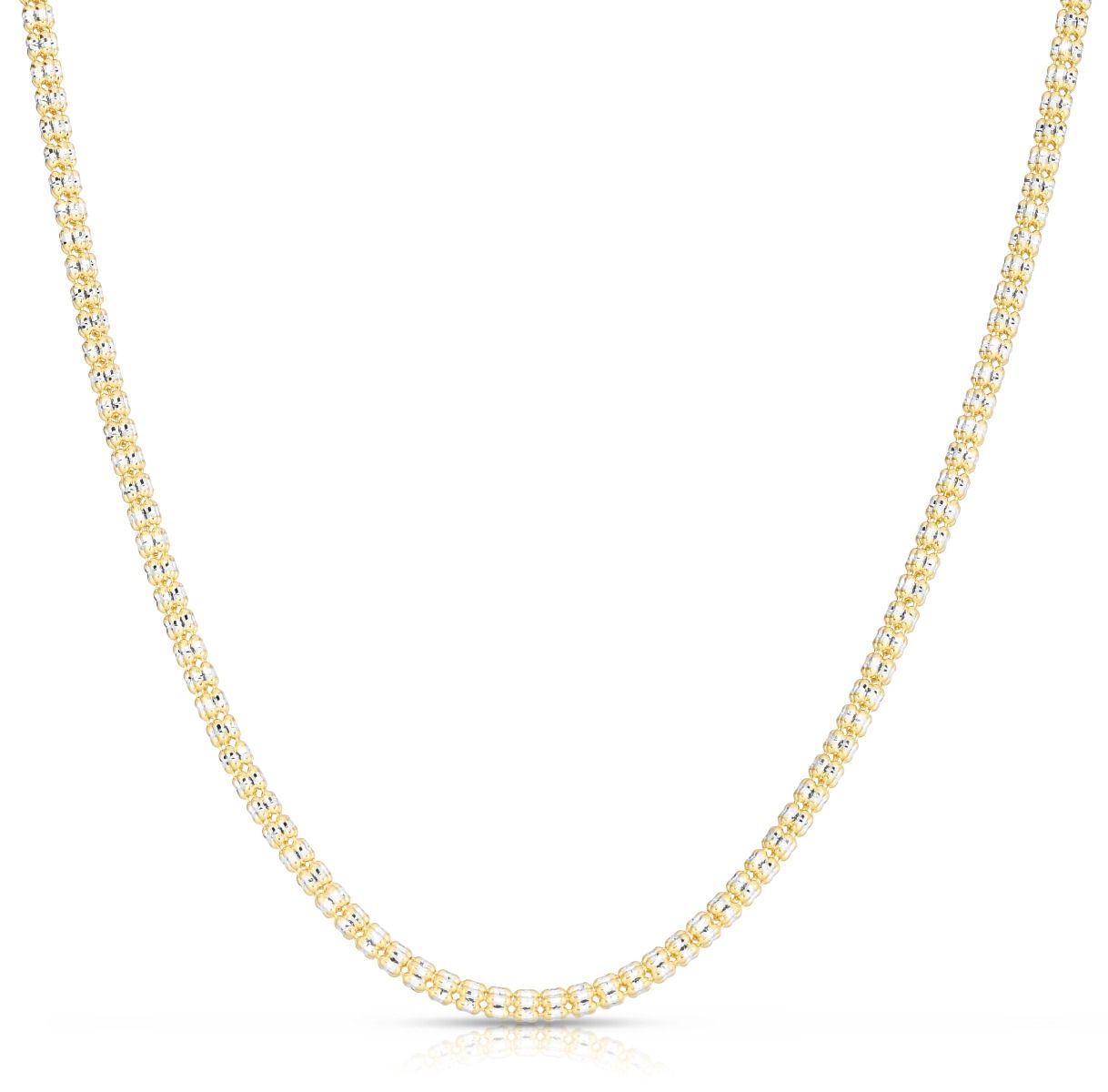 14K GOLD ICE CHAIN (FANCY)