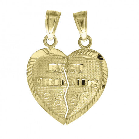 14K GOLD BEST FRIENDS PENDANT