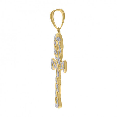 14K GOLD EGY ANKH CROSS PENDANT