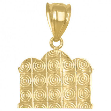 14K GOLD MED. LAST SUPPER PENDANT