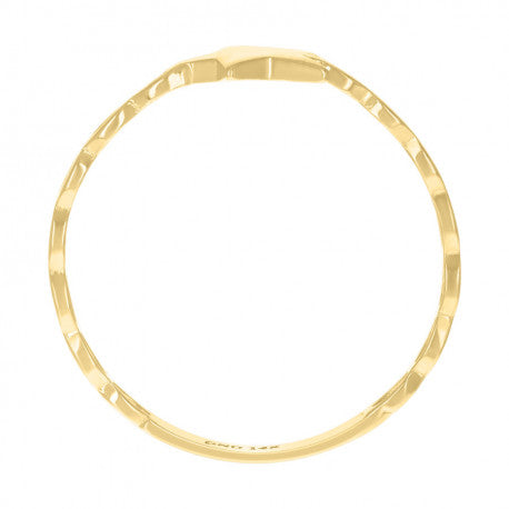 14K GOLD STAR RING