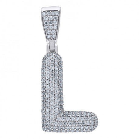925 SILVER BUBBLE LETTERS PENDANT