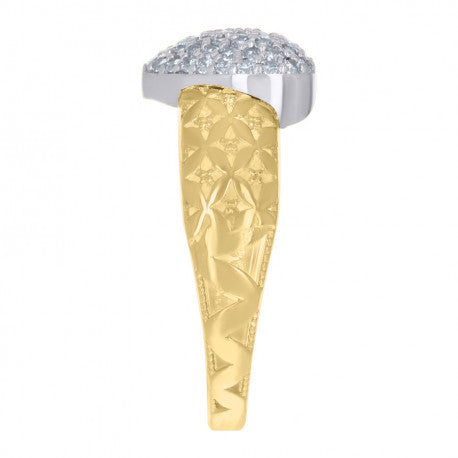 14K GOLD HEART RING