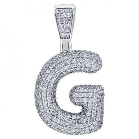 925 SILVER BUBBLE LETTERS PENDANT