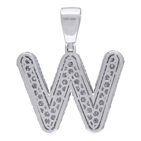 925 SILVER BUBBLE LETTERS PENDANT