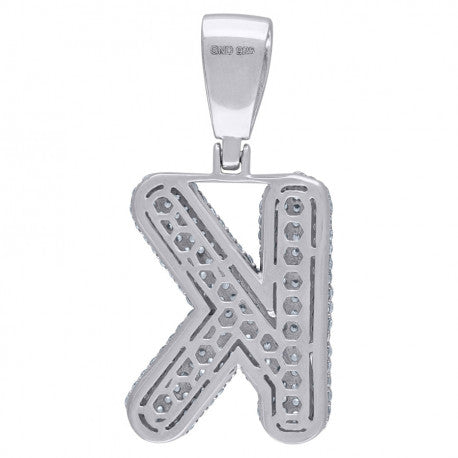 925 SILVER BUBBLE LETTERS PENDANT