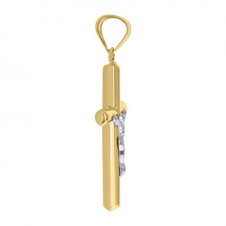 14K GOLD CRUCIFIX PENDANT