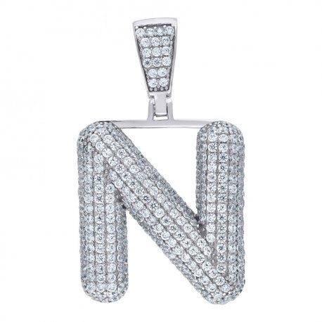 925 SILVER BUBBLE LETTERS PENDANT