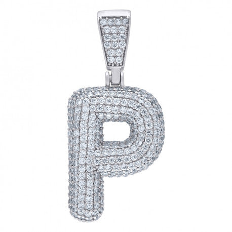 925 SILVER BUBBLE LETTERS PENDANT