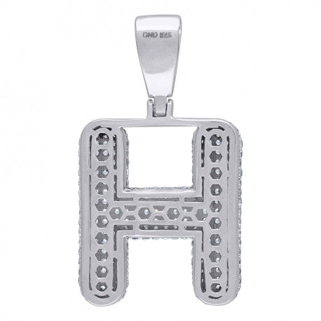 925 SILVER BUBBLE LETTERS PENDANT
