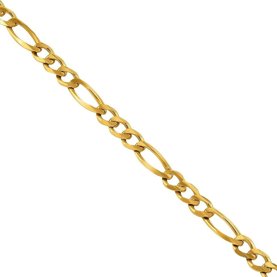 10K GOLD SOLID FIGARO CHAINS