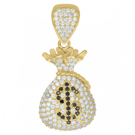 10K GOLD MONEYBAG PENDANT