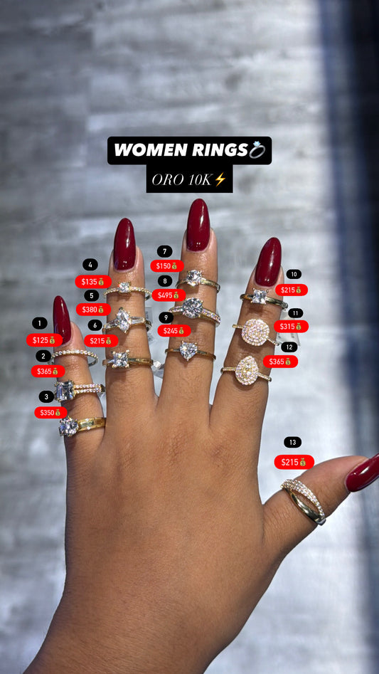 10K WOMEN RINGS