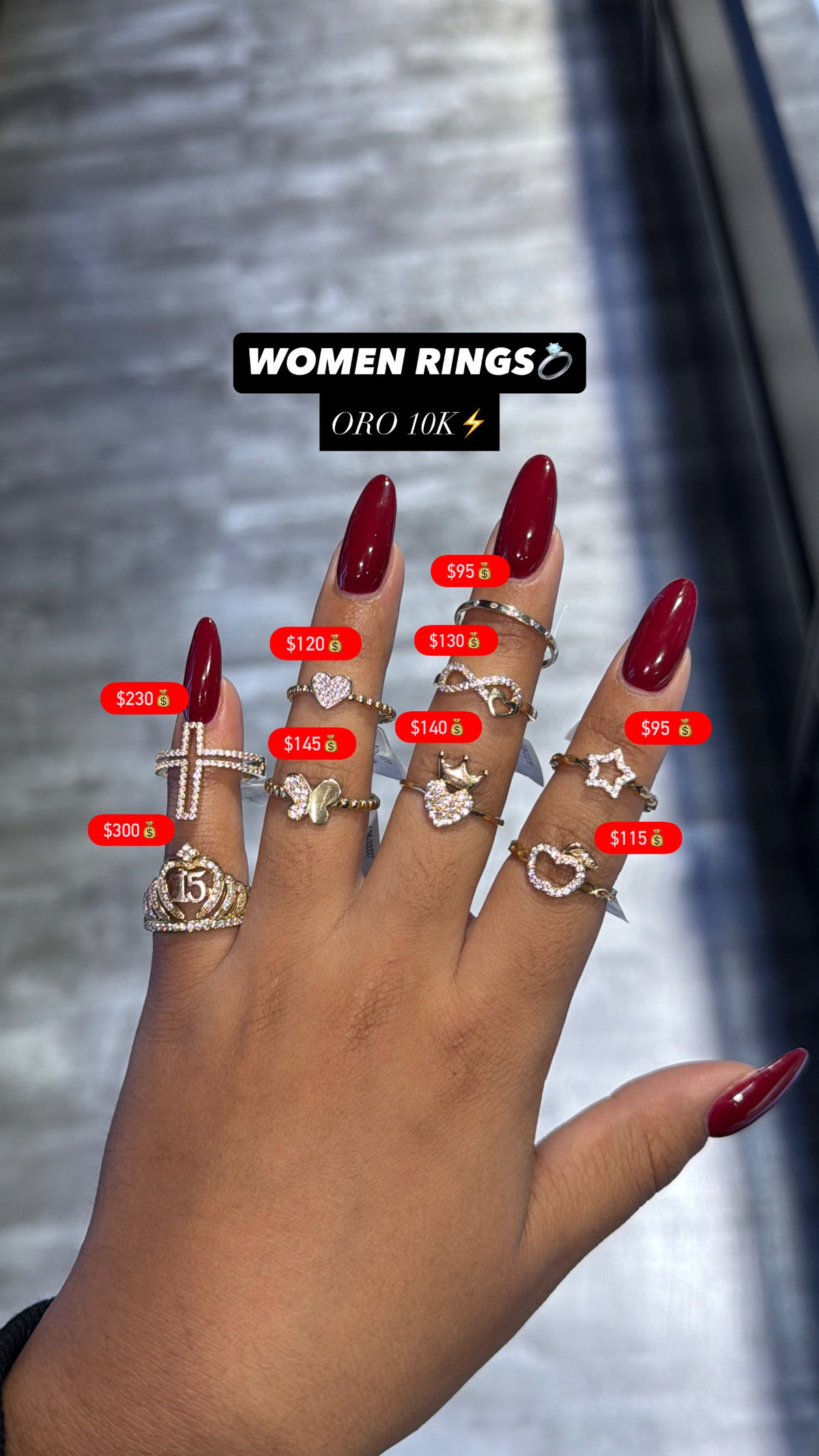 10K WOMEN RINGS