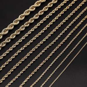 14K GOLD SOLID ROPE BRACELETS