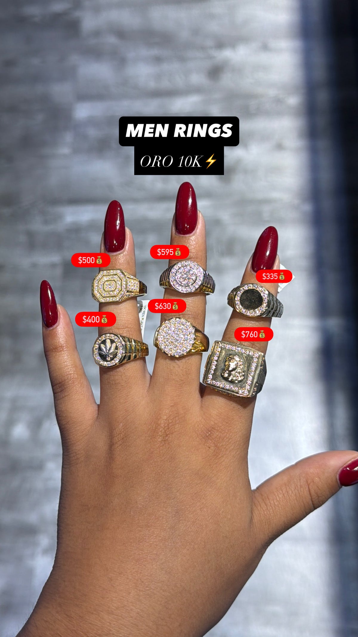 10K MEN RINGS
