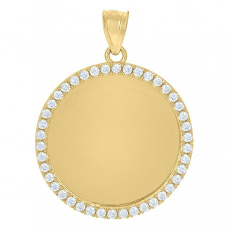 10K GOLD PORTRAIT PENDANT