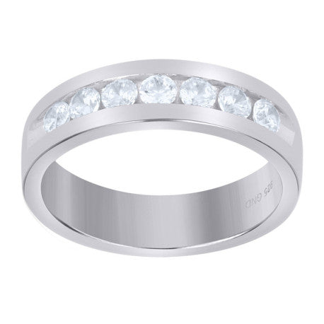 925 Silver Mens Wedding Band Ring