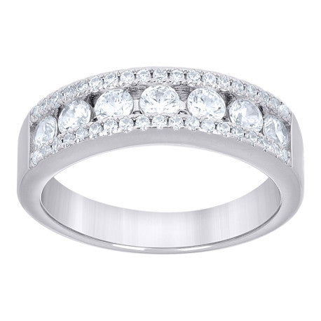 925 Silver Womens Wedding Band