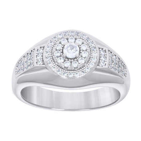 925 Silver Mens Fashion Ring