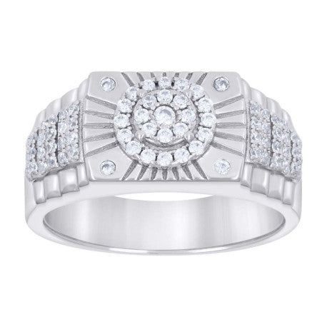 925 Silver Mens Fashion Ring