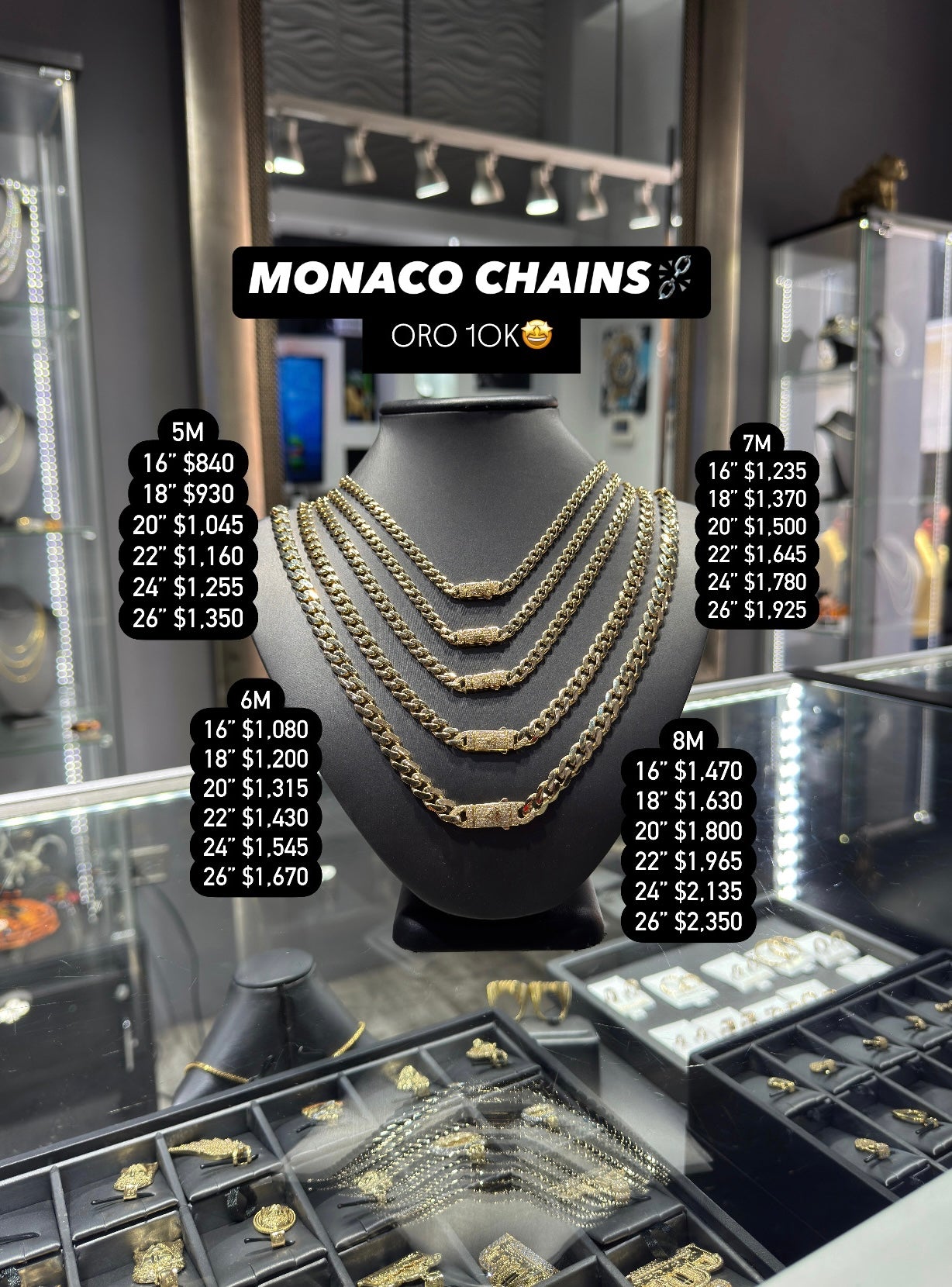 10K MÓNACO CHAINS