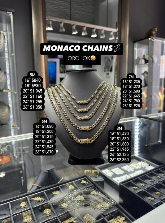 10K MÓNACO CHAINS