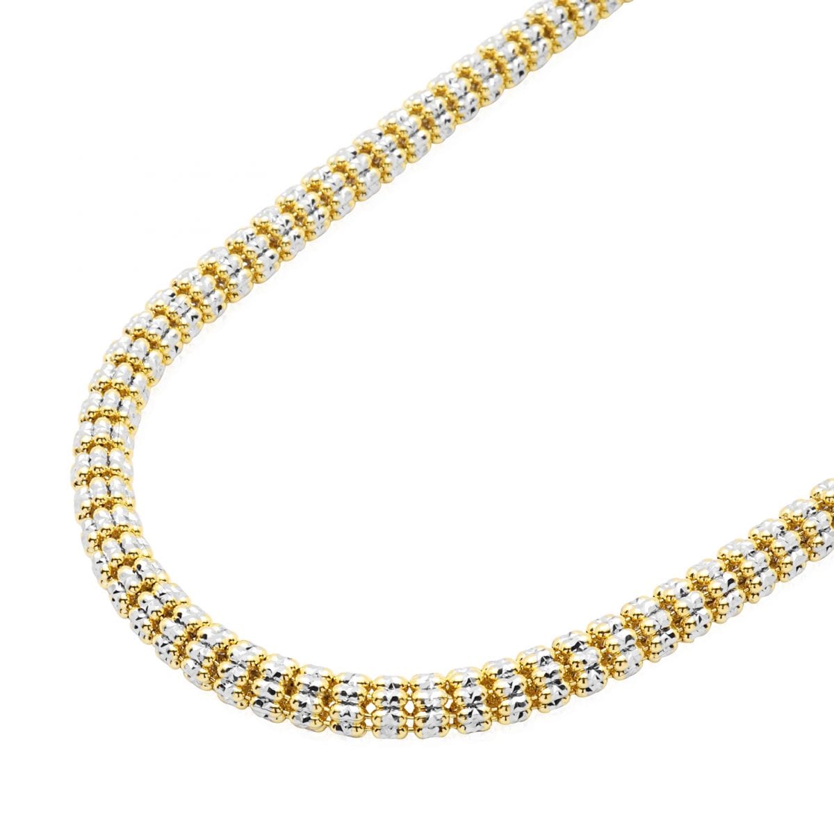 10K GOLD ICE CHAIN (FANCY)