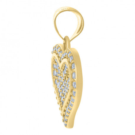 10K GOLD HEART PENDANT