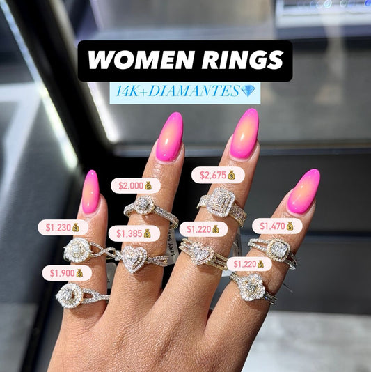 14K DIAMONDS WOMEN RINGS