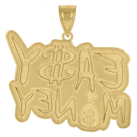 10K GOLD MONEY BAG EASY MONEY PENDANT