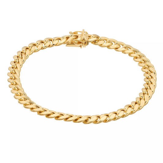 14K GOLD CUBAN BRACELETS