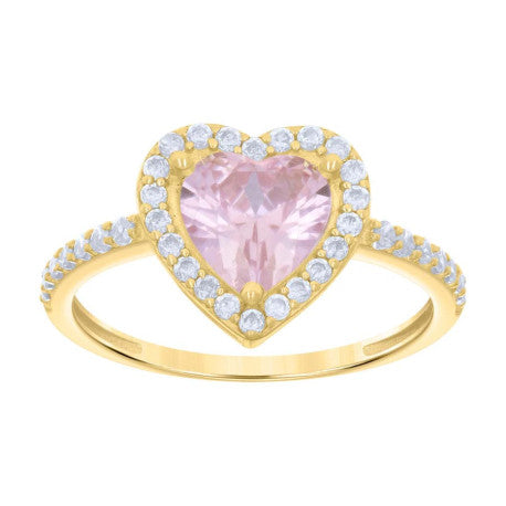 10K GOLD HEART RING