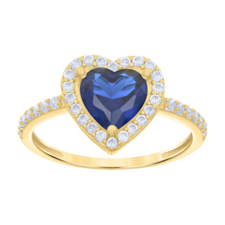 10K GOLD HEART RING