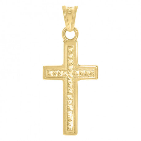 14K CROSS PENDANT