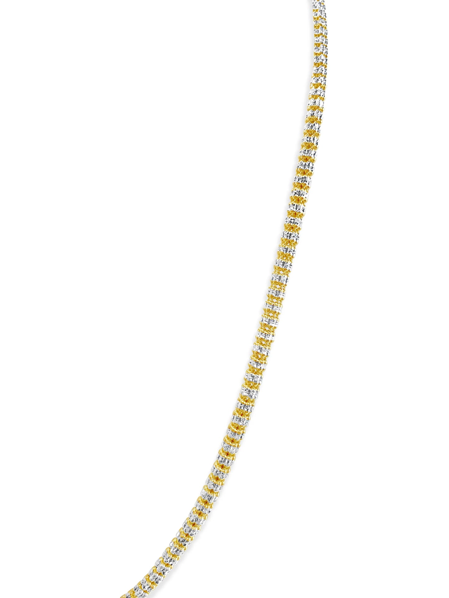 10K GOLD ICE CHAIN (FANCY)