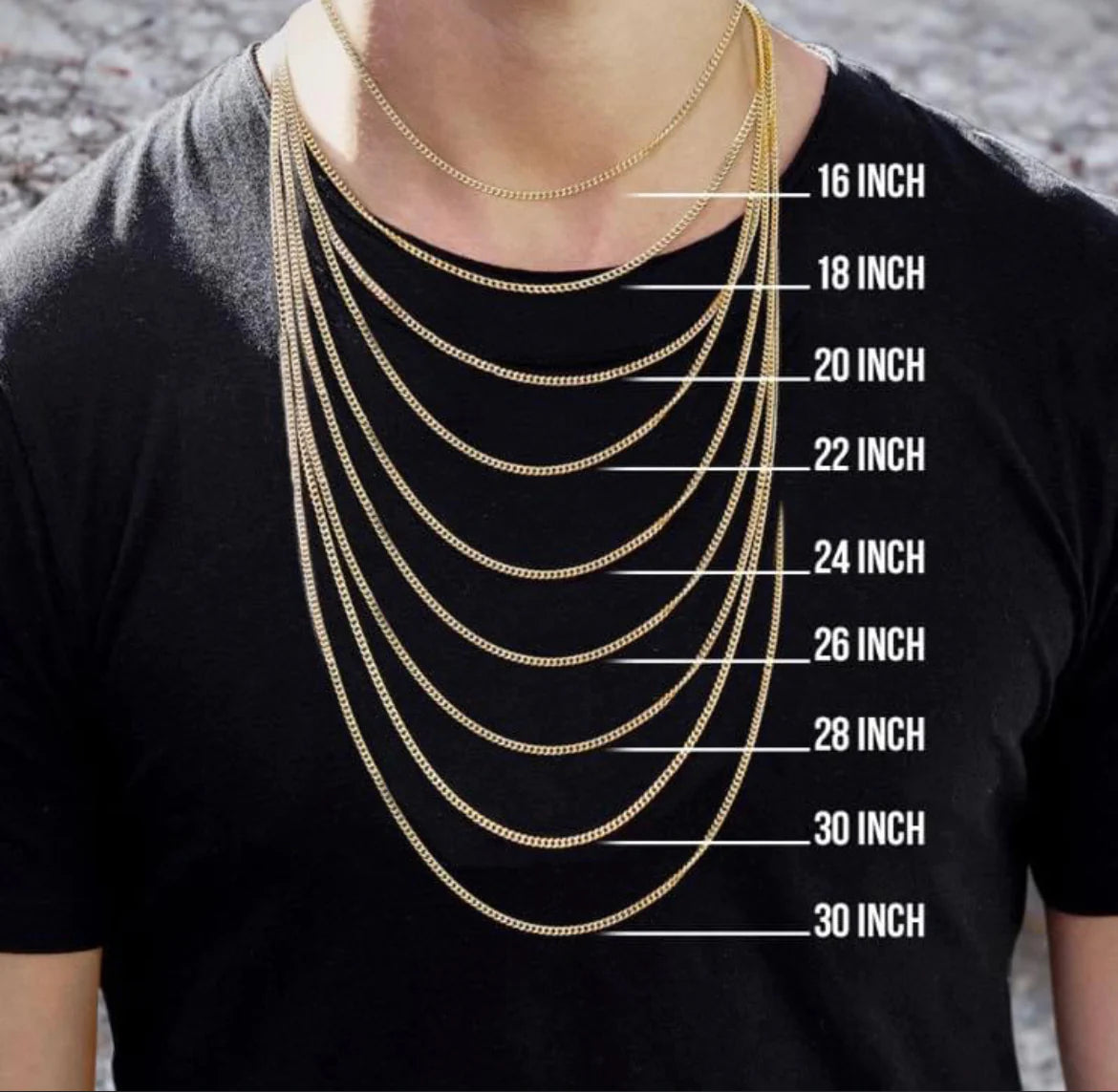 10K GOLD ICE CHAIN (FANCY)
