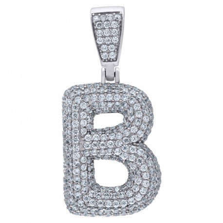 925 SILVER BUBBLE LETTERS PENDANT