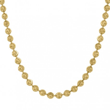 10K GOLD MOON CUT CHAINS