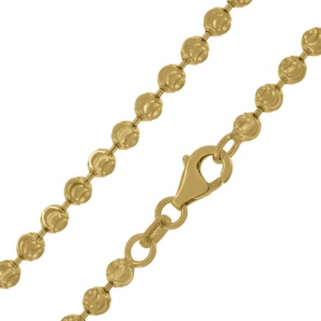 10K GOLD MOON CUT CHAINS
