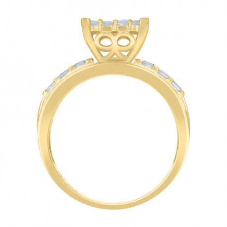 10K GOLD WOMEN BAGUETTE RING