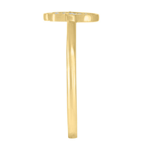 10K GOLD WOMEN HAMZA RING